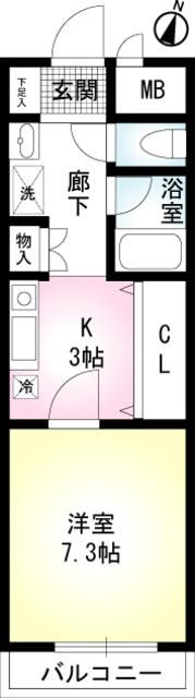 本町アンディの間取り写真
