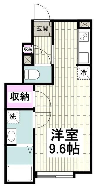 ＪＲ京浜東北線 根岸駅 徒歩12分 2階建 築20年の間取り写真