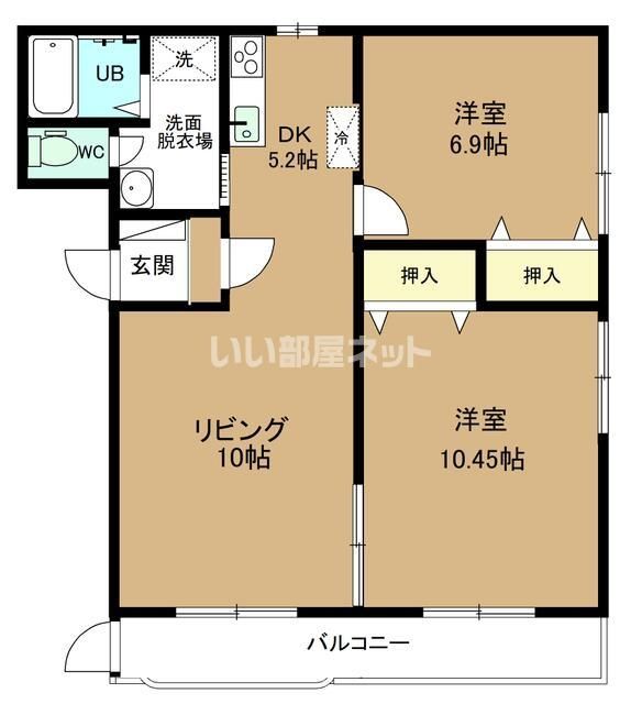 パティオ森田の間取り写真
