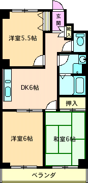 スカイヒル海老名の間取り