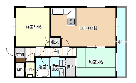 MTハイツの間取り