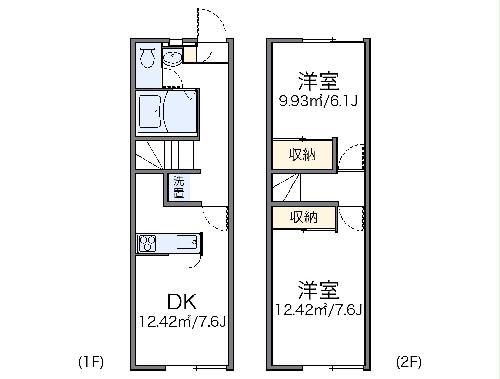 レオパレス新名の間取り