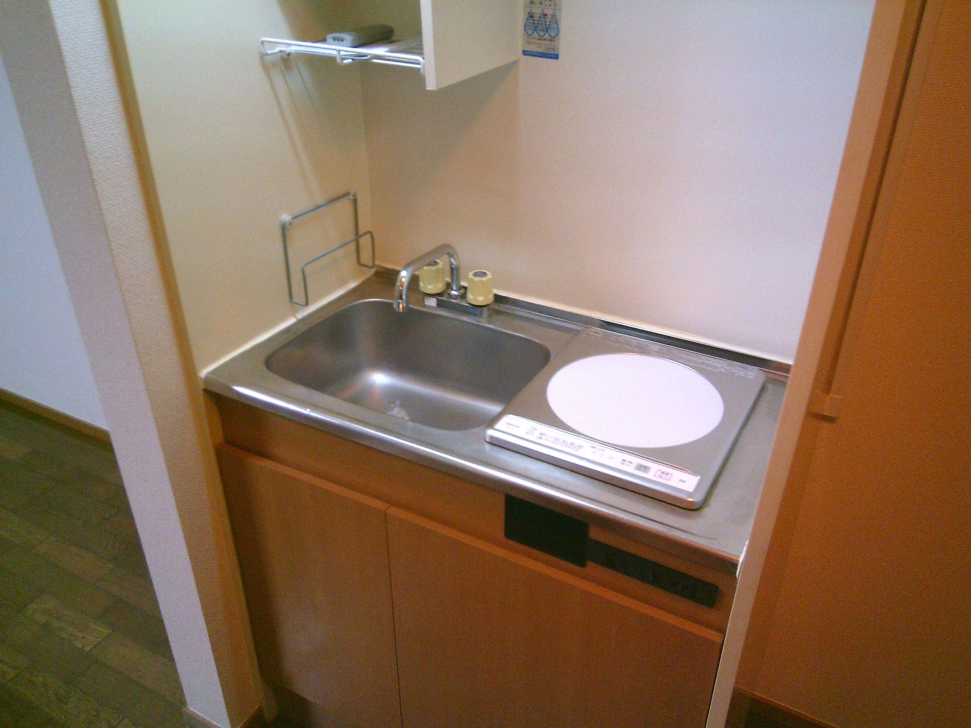 キッチン　システムキッチン、IH1口コンロ