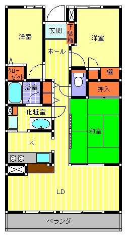 ダイアパレス自治医大2番館の間取り