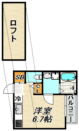 Regulus須磨の間取り