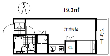 ドミトリー阪急六甲の間取り