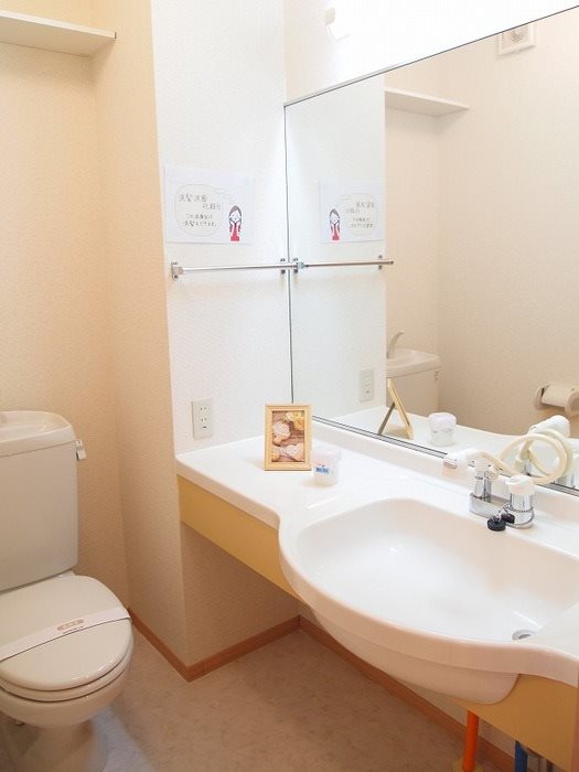 洗面設備　同階別室の物です。