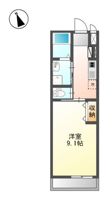 サンコート阿方の間取り