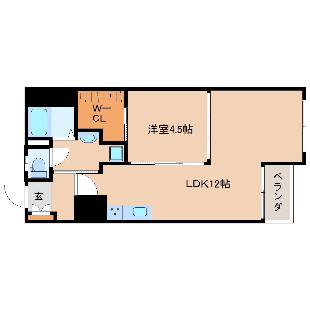 【奈良市学園大和町のマンションの間取り】