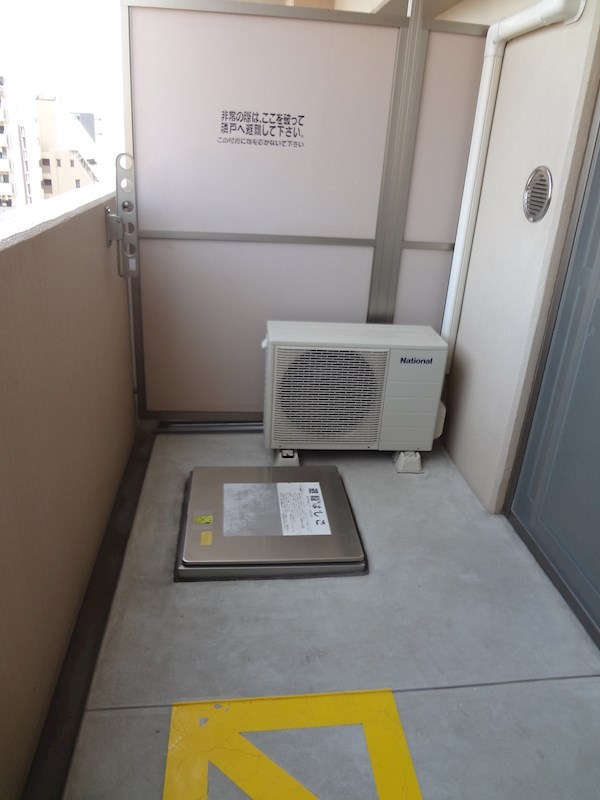 バルコニー　陽当たり良好なバルコニーです