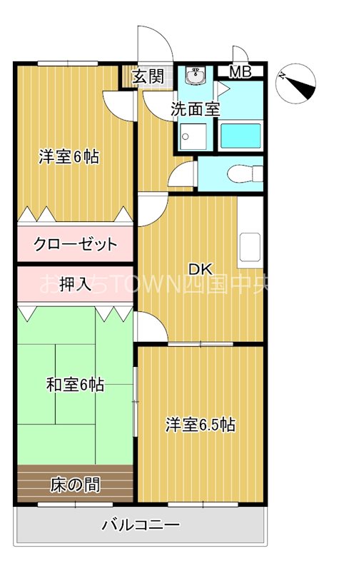 エスポワール（下柏）の間取り