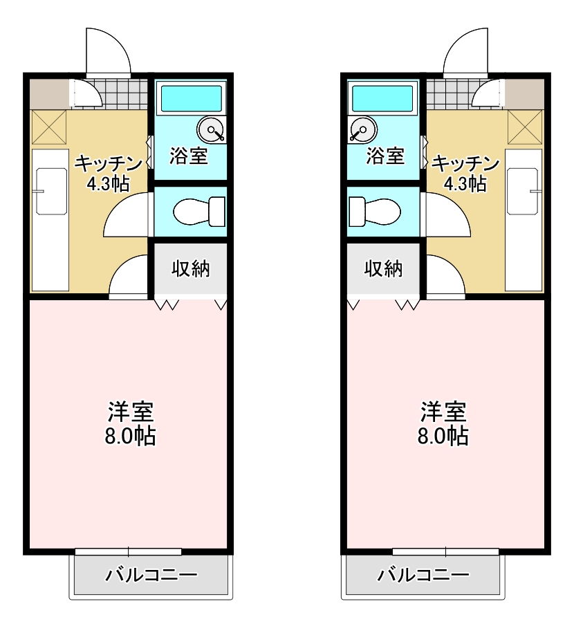 ビューハウス志麻の間取り