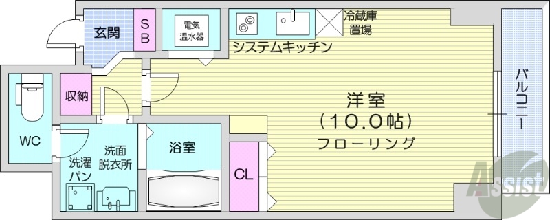 バロンドールの間取り