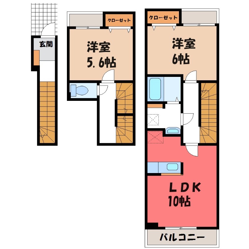 ネロミロス Cの間取り