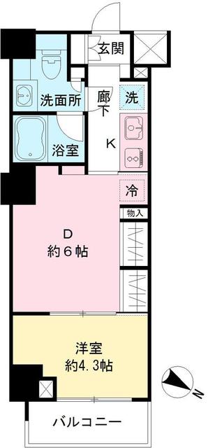 IBIS市ヶ谷　アイビス市ヶ谷の間取り