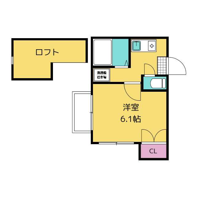 メゾンソレイユの間取り