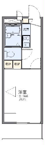 レオパレス笠間の間取り