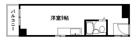 京都市東山区三吉町のマンションの間取り