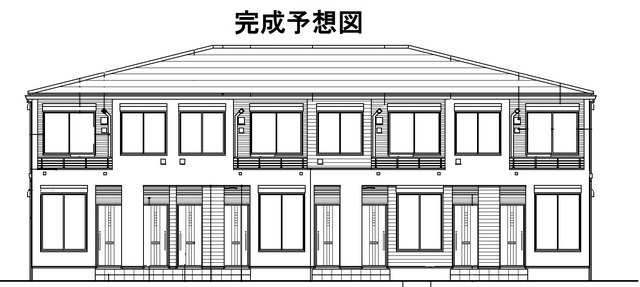 【大森アパートＢの建物外観】