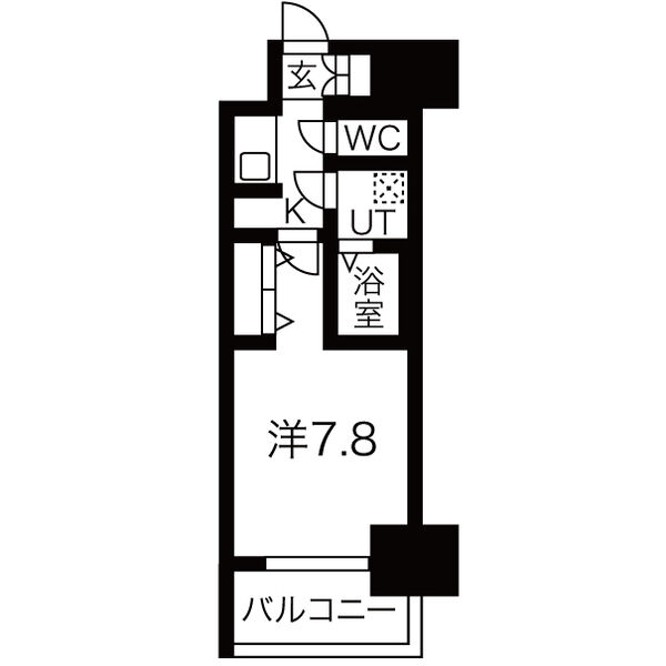 メイクス名駅太閤の間取り