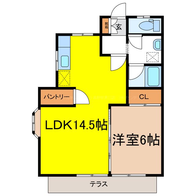 ラ・シャンブルの間取り