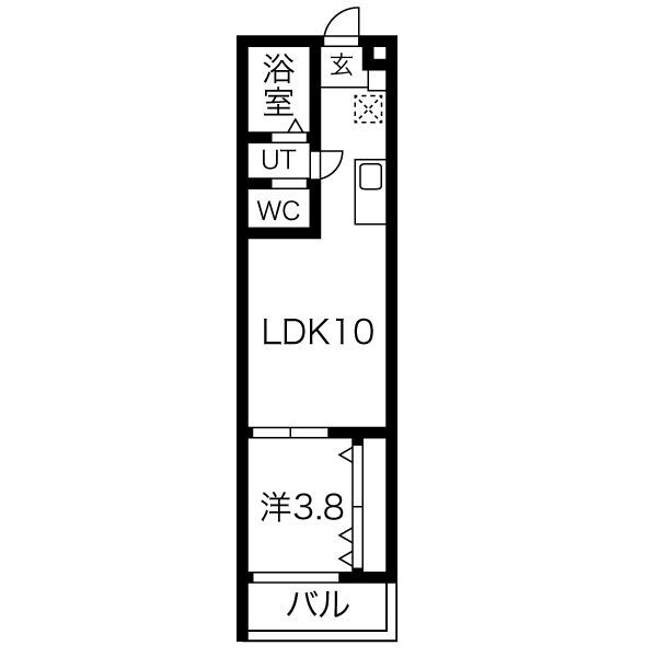 ディレットーレ堺東の間取り