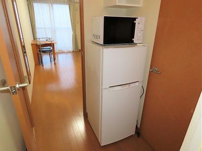 その他　電子レンジ、冷蔵庫完備