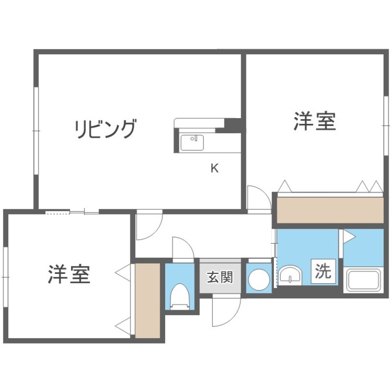 メゾンド・ソレイユＶの間取り