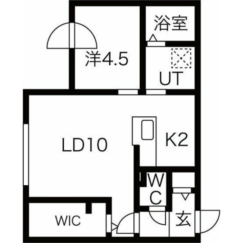 【Bellagio　tsukisamuの間取り】