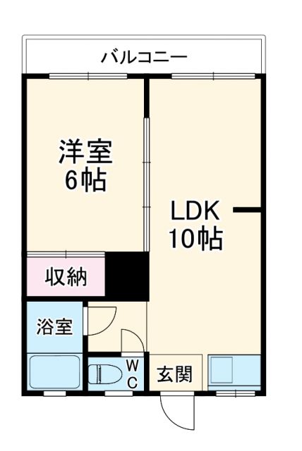 城山ハイツの間取り