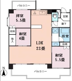 ノーブル滝子の間取り