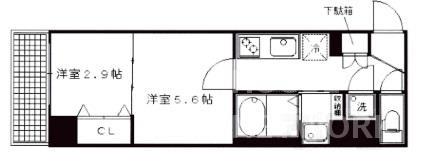 ファーストフィオーレ京都西陣の間取り