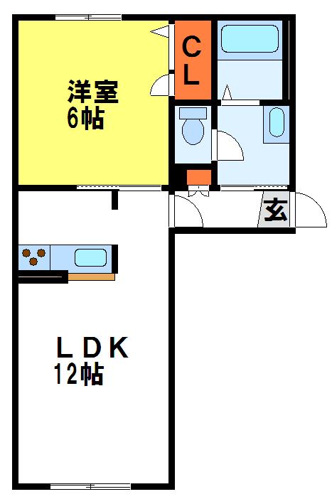 郁李苑シマIIの間取り