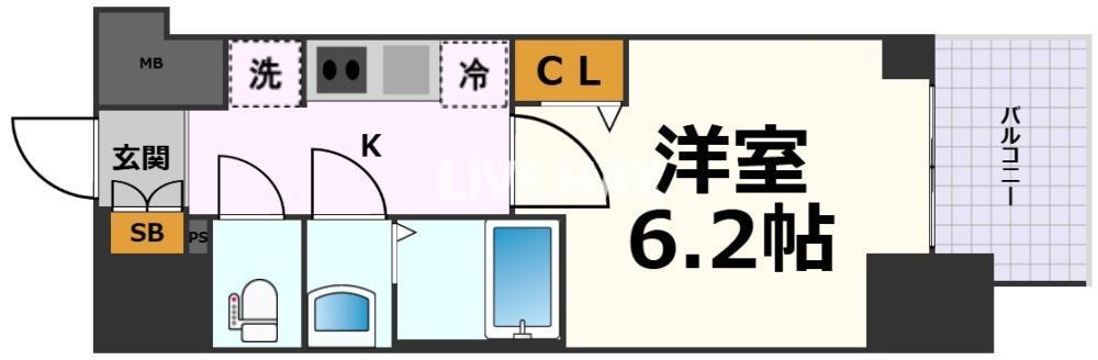 メイクスWアート浅間町の間取り