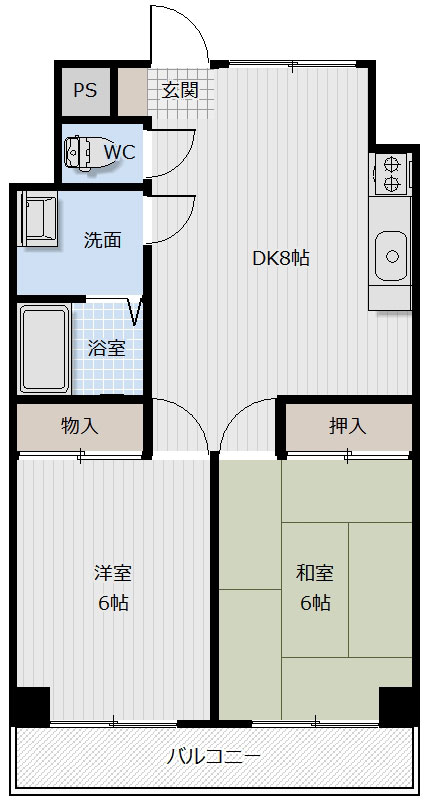 第2かなまるビルの間取り