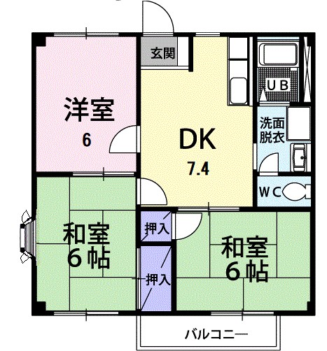 グリーンシティ清瀬の間取り