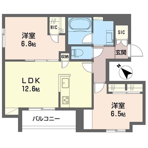 ヴィタレンタの間取り