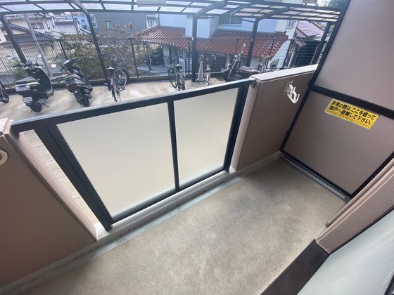 バルコニー　※別部屋の写真です