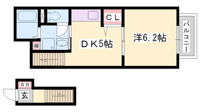 メゾンみおの間取り