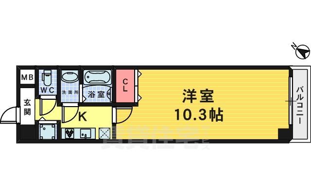 アスティオン三国ヶ丘の間取り