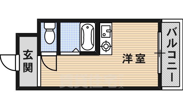 茨木市南春日丘のマンションの間取り