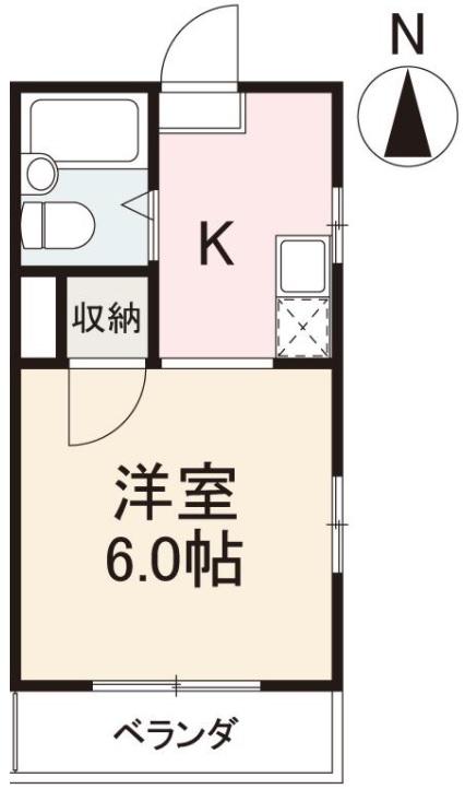 高松市松福町のマンションの間取り