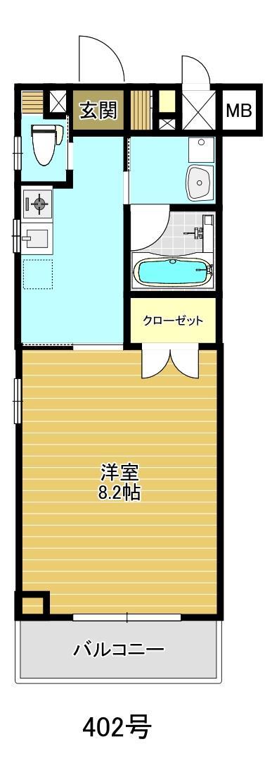 ２６３　上ノ宮スクエアの間取り