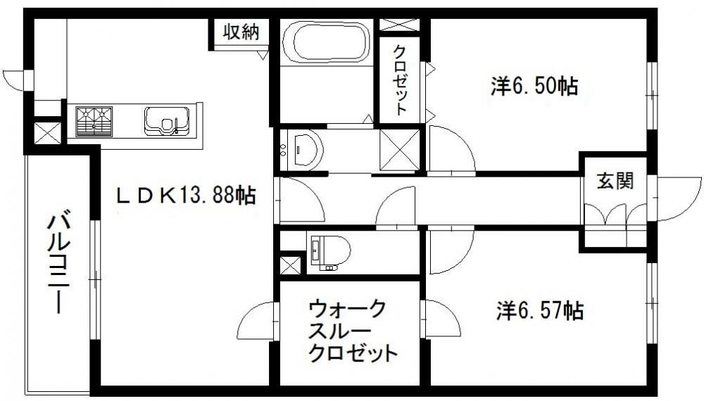 【グランゼコールIIIの間取り】