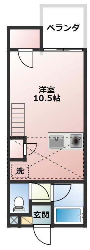 セザンヌ牛久保の間取り