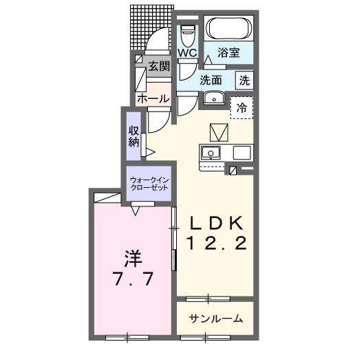 ルミエール取手の間取り