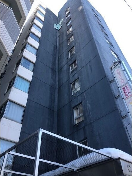 札幌市中央区南十一条西のマンションの建物外観