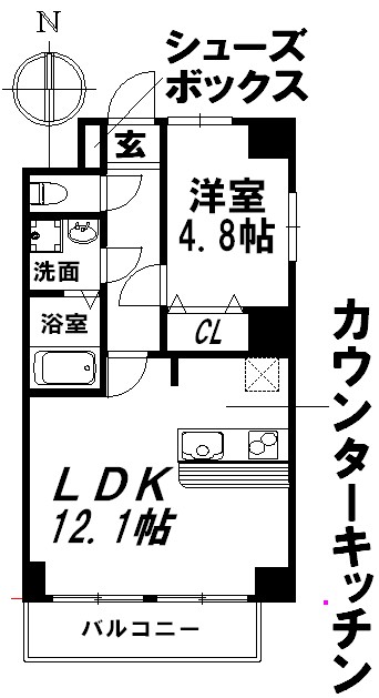 T・I-スクエアの間取り