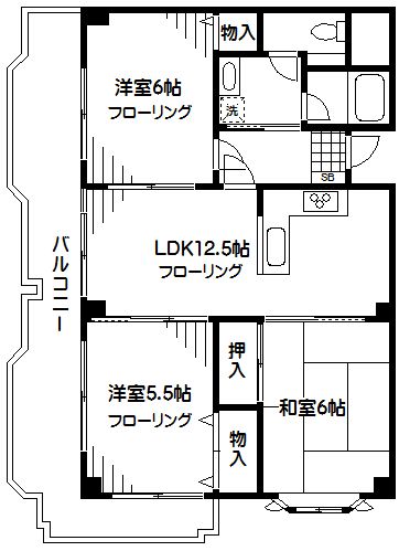 サンシャインK&Kの間取り