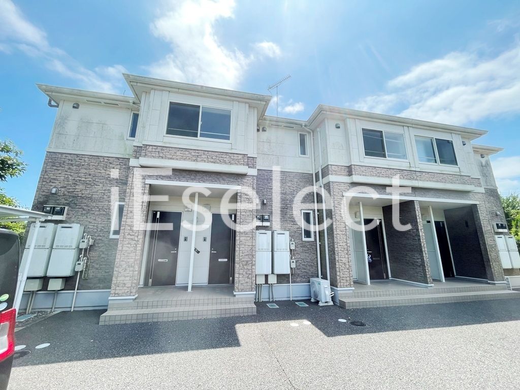 建物外観　閑静な住宅街でのどかな住環境の２階建てアパート♪